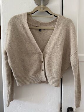 Love Tree Cropped Cardigan